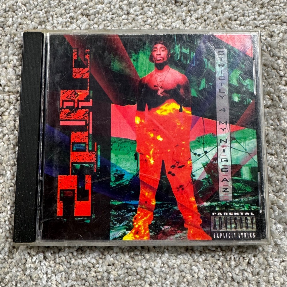 2Pac Strictly 4 My N.I.G.G.A.Z. CD 1993 Interscope 7567-92209-2 Tupac Shakur Rap